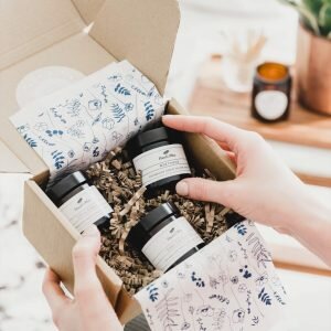 mini trio soy candle gift set pamper