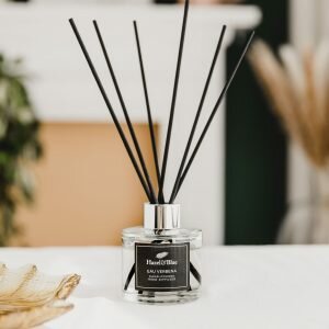 eau verbena hand poured reed diffuser