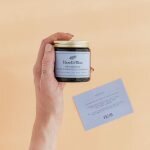abundance soy candle wellness gift manifestation candles well-being uk gifts eco friendly