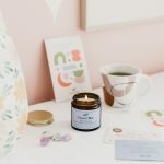 abundance soy candle wellness gift manifestation candles well-being uk gifts eco friendly