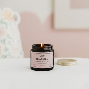 Love soy candles, wellness candles, Valentine's Day candles gifts