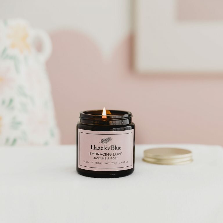 Love soy candles, wellness candles, Valentine's Day candles gifts